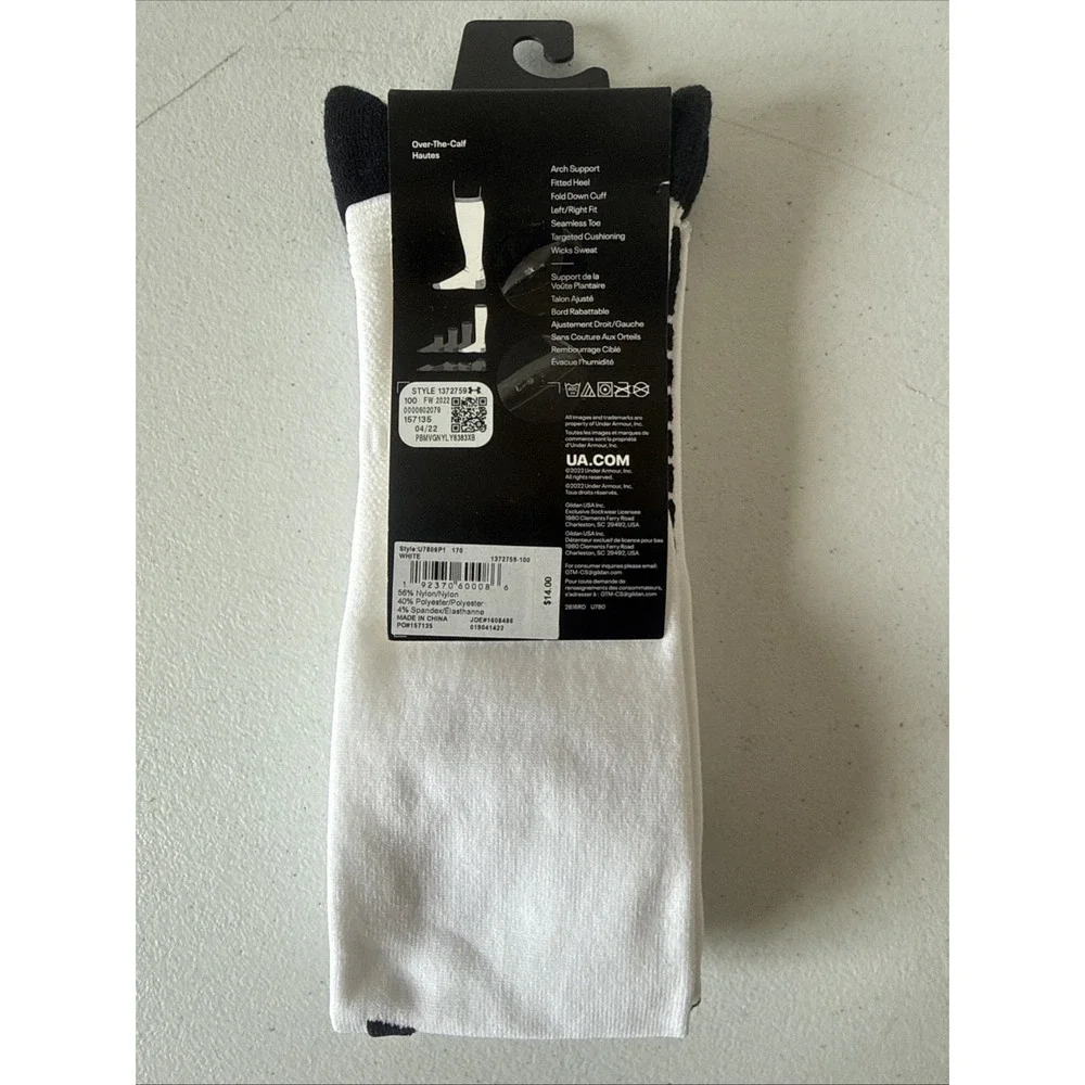 Under Armour Soccer Cushioned Over The Calf Mens Socks